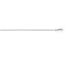 14 Karat White Gold 1.0mm 20 Inch Classic White Box Chain Necklace Image-1