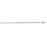 14 Karat White Gold 1.4mm 16 Inch Classic White Box Chain Necklace Image-1