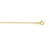 14 Karat Yellow Gold 0.60mm 16 Inch Round Diamond Cut Wheat Chain Necklace Image-1