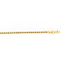 14 Karat Yellow Gold 2.4mm 16 Inch Light Weight Wheat Chain Necklace Image-1
