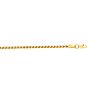 14 Karat Yellow Gold 2.4mm 18 Inch Light Weight Wheat Chain Necklace Image-1