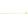 14 Karat Yellow Gold 1.0mm 16 Inch Round Wheat Chain Necklace Image-1