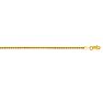 14 Karat Yellow Gold 2.1mm 16 Inch Round Wheat Chain Necklace Image-1