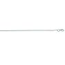 14 Karat White Gold 1.0mm 16 Inch Round Wheat Chain Necklace Image-1