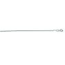 14 Karat White Gold 1.2mm 20 Inch Round Wheat Chain Necklace Image-1