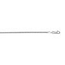 14 Karat White Gold 1.5mm 20 Inch Round Wheat Chain Necklace Image-1