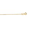 14 Karat Yellow Gold 0.80mm 16 Inch Cable Link Chain Necklace Image-1