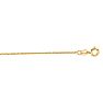 14 Karat Yellow Gold 1.10mm 16 Inch Cable Link Chain Necklace Image-1