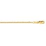 14 Karat Yellow Gold 1.80mm 16 Inch Cable Link Chain Necklace Image-1