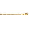14 Karat Yellow Gold 1.80mm 20 Inch Cable Link Chain Necklace Image-1