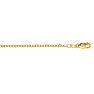 14 Karat Yellow Gold 1.80mm 22 Inch Cable Link Chain Necklace Image-1