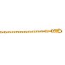 14 Karat Yellow Gold 2.30mm 16 Inch Cable Link Chain Necklace Image-1