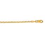 14 Karat Yellow Gold 2.30mm 18 Inch Cable Link Chain Necklace Image-1