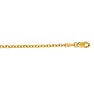 14 Karat Yellow Gold 2.30mm 30 Inch Cable Link Chain Necklace Image-1