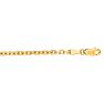 14 Karat Yellow Gold 3.10mm 18 Inch Cable Link Chain Necklace Image-1