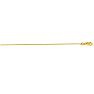 14 Karat Yellow Gold 1.10mm 20 Inch Cable Link Chain Necklace Image-1
