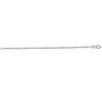 14 Karat White Gold 2.30mm 16 Inch Cable Link Chain Necklace Image-1