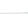14 Karat White Gold 2.30mm 20 Inch Cable Link Chain Necklace Image-1