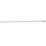 14 Karat White Gold 2.30mm 22 Inch Cable Link Chain Necklace Image-1