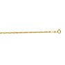 14 Karat Yellow Gold 1.70mm 16 Inch Singapore Chain Necklace Image-1