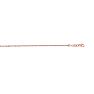 14 Karat Rose Gold 1.5mm 18 Inch Sparkle Chain Necklace Image-1