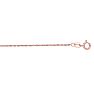 14 Karat Rose Gold 1.0mm 24 Inch Singapore Chain Necklace Image-1