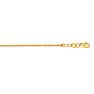 14 Karat Yellow Gold 1.5mm 20 Inch Sparkle Chain Necklace Image-1