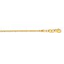 14 Karat Yellow Gold 1.5mm 20 Inch Sparkle Chain Necklace Image-1