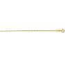 14 Karat Yellow Gold 0.80mm 16 Inch Singapore Chain Necklace Image-1