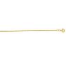 14 Karat Yellow Gold 1.0mm 24 Inch Singapore Chain Necklace Image-1