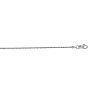 14 Karat White Gold 1.1mm 18 Inch Sparkle Chain Necklace Image-1