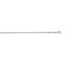 14 Karat White Gold 1.5mm 16 Inch Sparkle Chain Necklace Image-1