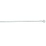 14 Karat White Gold 1.0mm 16 Inch Singapore Chain Necklace Image-1