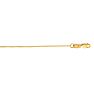14 Karat Yellow Gold 0.70mm 16 Inch Round Snake Chain Necklace Image-1