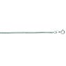 14 Karat White Gold 1.0mm 20 Inch Foxtail Chain Necklace Image-1