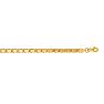 14 Karat Yellow Gold 3.3mm 7 Inch Heart Chain Bracelet Image-1