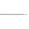 14 Karat White Gold 3.5mm 7 Inch Braided Fox Chain Bracelet Image-1