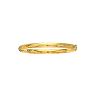 14 Karat Yellow Gold 5.0mm 7 Inch Florentine Round Dome Classic Bangle Image-1