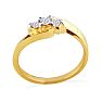 1/5ct Three Diamond Ring in 10k Yellow Gold Image-3