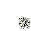 1/2 Carat Single Diamond Stud Earring In 14 Karat White Gold Image-2