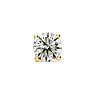 3/4 Carat Single Diamond Stud Earring In 14 Karat Yellow Gold Image-2