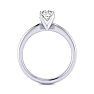 3/4 Carat Cushion Cut Diamond Solitaire Engagement Ring In 14K White Gold
 Image-3