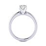 3/4 Carat Cushion Cut Diamond Solitaire Engagement Ring In 14K White Gold
 Image-3