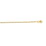 14 Karat Yellow Gold 1.50mm 22 Inch Solid Diamond Cut Rope Chain Image-1