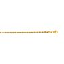 14 Karat Yellow Gold 2.50mm 18 Inch Solid Diamond Cut Rope Chain Image-1