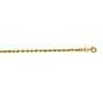 14 Karat Yellow Gold 2.75mm 20 Inch Solid Diamond Cut Rope Chain Image-1