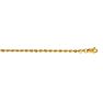 14 Karat Yellow Gold 2.5mm 18 Inch Solid Rope Chain Image-1