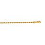 14 Karat Yellow Gold 3.0mm 16 Inch Solid Rope Chain Image-1
