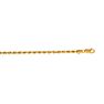 14 Karat Yellow Gold 3.0mm 22 Inch Solid Rope Chain Image-1