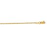 14 Karat Yellow Gold 1.25mm 16 Inch Solid Rope Chain Image-1